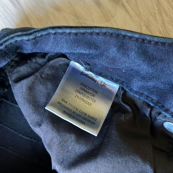 Between Us Dark Stretch Skinny Jean Leggings Jeggings Size 7 - Picture 7 of 7